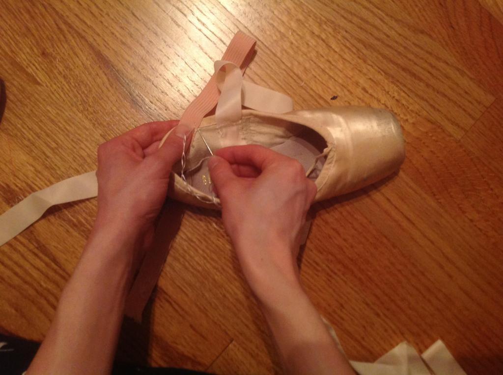 How To Sew Pointe Shoes 3