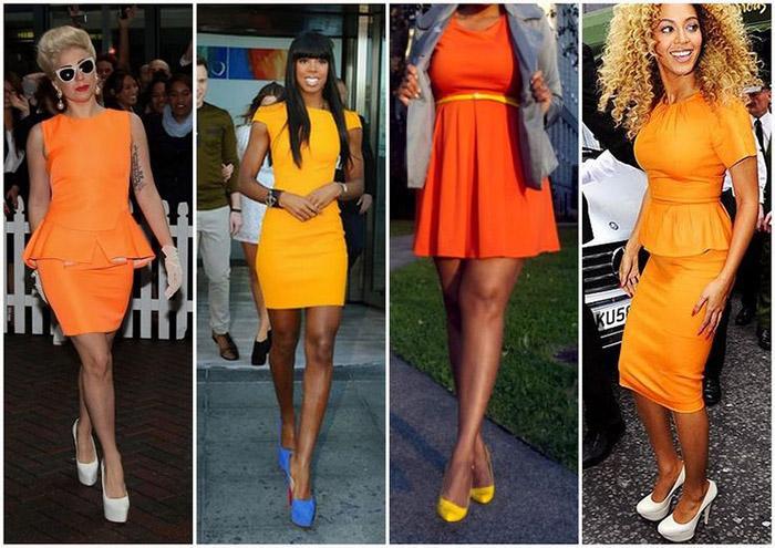what color shoes with an orange dress (2)